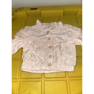 Jessica Simpson Polka Dots Button Front Top 12Mo